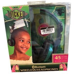 🆕 Wicked Bluetooth Wireless Foldable Headphones Volume Limit Built-in Microphone